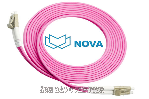 Dây nhẩy quang OM4 dài 10m chuẩn LC/UPC LC/UPC dài 10m chính hãng Novalink NV-61205A